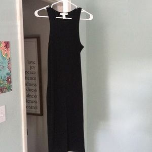 Fitted black dress